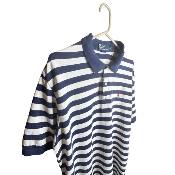 🔴 5 for $40 SALE!
Polo Ralph Lauren Men’s Blue White Striped Polo Shirt sz XL - Picture 6 of 9
